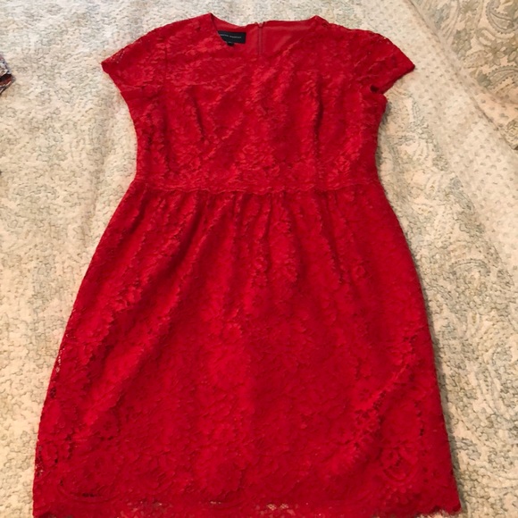 Donna Morgan Red Cocktail Dress NWOT - Picture 1 of 5